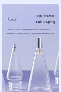 Puntas de Repuesto Metálicas para Lápiz, Silenciosas, 2B HB, Punta de Alta Fricción, Sensible a la Presión, para <span class=keywords><strong>iPad</strong></span> y Teléfono Móvil - Product Image 6