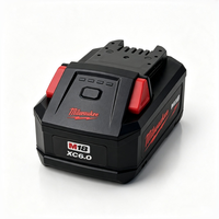 Batterie d'outillage électrique au lithium-ion Milwaukee 18V 6.0Ah, batterie rechargeable pour outils sans fil professionnels