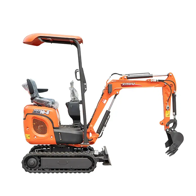 Xiniu Minipelle Mini Trencher Elektrische Mini Digger Bagger Crawler Graafmachine 0.025 Emmer Capaciteit Ce/Iso/Epa