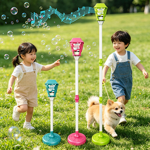Máquina de Burbujas Automática con Luz y Música Bemay Toy Kids Lamppost, Juguete de Burbujas para Niños Pequeños - Product Image 3