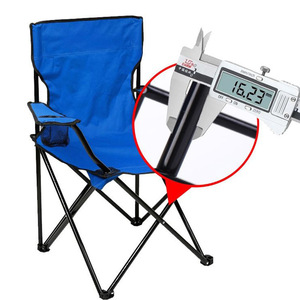 Chaise de plage pliable portable avec sac de transport, fauteuil de camping léger pour l'extérieur, design compact pliable pour les voyages et les pique-niques - Product Image 2