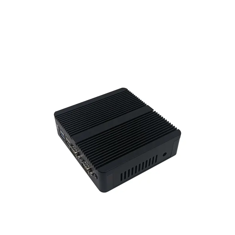 Piccola scatola mini pc Nuc J1900 J4125 processore Quad core 4K dual Nic nc mini pc 2 lans mini pc nuc