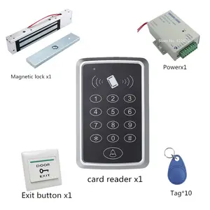 Fabriek Prijs toetsenbord ABS toegangscontrole proximity RFID EM card 125KHZ reader 1 deur standalone toegangscontrole