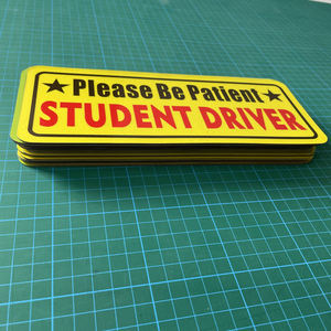 Si prega di essere pazienti studente Driver magnete adesivo segnali di sicurezza per auto - Product Image 4