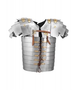 Lorica Segmentata Clásica de Corbridge, Armadura Romana de Acero Fabricada para Interiores Decorativos, Museos y Producciones Escénicas - Product Image 1