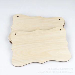 Wooden Hangtags Rectangle Pine Material With Red Tassel For Gift Personalization And Decorative Use - Product Image 5