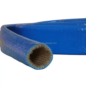 High Temperature Heat Resistant Silicone Rubber Coated Glass Fibre Braid Fire Sleeve Silicone Hose Fire Sleeve hose sleeves