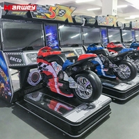 Jeux d'arcade de haute qualité pour salle de jeux, simulateur de conduite, machines d'arcade à pièces, jeux de moto pour deux joueurs