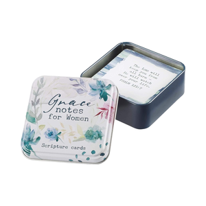 Cadeaux d'art chrétien personnalisés Grâce versets bibliques cartes d'écriture de prière cadeau encourageant pour les femmes - Product Image 1