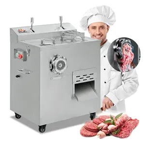 JQH400L penggiling daging beku elektrik, mesin pengiris daging industri skala besar