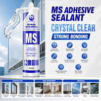 Scellant multi-usages pour fenêtres et portes en polymère MS, adhésif hybride imperméable anti-fongique, alternative au silicone pour cuisine et salle de bain