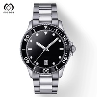 Montre automatique de plongée pour homme, en acier inoxydable 904L, étanche, avec aiguilles lumineuses en saphir, de luxe, pour la vente en gros