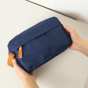 Custom Private Label Personalized Brand Logo Portable Travel Toiletry Organizer Case Shaving <b>Make</b> <b>up</b> <b>Bag</b> With Zipper - Product Image 5