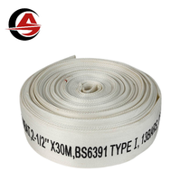 Tuyaux d'incendie Angguang 2024 en toile de 4 pouces à double gaine, doublure PVC/caoutchouc, longueur personnalisable (10m-30m), pression de service 8-20 bars