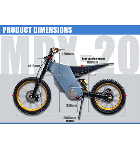 Sail SLMD20 Vélo tout-terrain électrique durable avec moteur 10000W Batterie au lithium 2V 75Ah - Product Image 4
