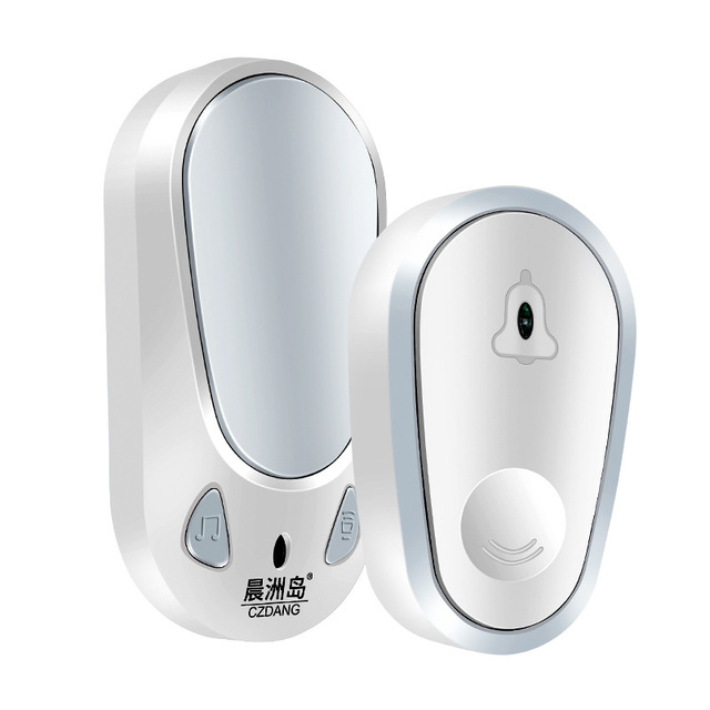 Doorbell wireless home intelligent electronic remote control door Ling one to two to one patient and elderly caller