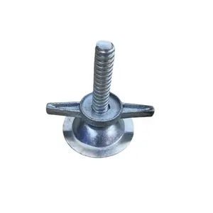 wholesale Stainless Steel Scaffolding Screw accessories For Height adjustment foot for stage truss