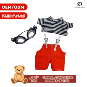 Osos de Peluche Personalizados, <span class=keywords><strong>Peque</strong></span>ños y Grandes, con Tela de Algodón, Logotipo Personalizado, Diseño de Dibujos Animados, Accesorios Unisex, Venta al Por Mayor - Product Image 1