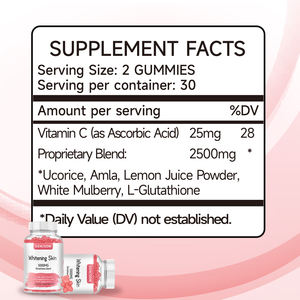 OEM Private Label Huidverlichtende & Verhelderende Anti-verouderings Antioxidanten Supplement Pure L-Glutathion Blend - Product Image 4