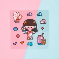 Pegatinas de Dibujos Animados con Diseño Personalizado, Pegatinas Troqueladas de PVC, Pegatinas con Logotipo Bonito, Pegatinas Termoadhesivas, Pegatinas para Cuadernos