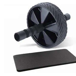 Trendy gym abdominal core muscle strength training plank abs exercise roller wheel kit for belly core trainer