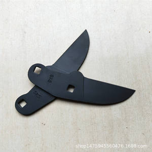 ใบมีดเหล็กกล้าคาร์บอนสูงสำหรับกรรไกรตัดแต่งกิ่ง รุ่น SK5 สีดำ รูปทรงดาบตรง น้ำหนัก 200 กรัม ผลิตที่ซานตง - Product Image 2