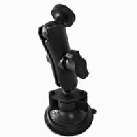 Support de moniteur de pare-brise de voiture à ventouse à verrouillage par torsion robuste avec plaque AMPS et rotation à 360 degrés pour tablette