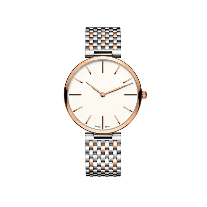 2023 Laste Fashion Ultra-Thin Classic Uhr 316L Edelstahl Uhren armband Quarzuhren