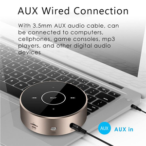 Haut-parleur <span class=keywords><strong>Bluetooth</strong></span> portable avec son HD Compatible avec l'entrée <span class=keywords><strong>auxiliaire</strong></span> du microphone de la carte SD 32G - Product Image 5