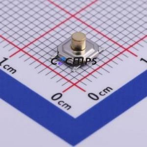 TS-1076S-A9B3 Tactile Switch SMD-4P,5.2x5.2mm Switch Single Pole Single Throw Round Button 2.5N 5.2mm - Product Image 1