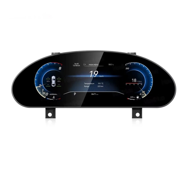 12.3 Linux System LCD Car Dashboard Speedometer Digital for Maserati GT/GC Gran Turismo Quattroporte 2004-2018 Panel Instrument