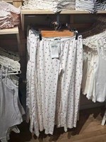 Pantalon de sport décontracté pour femme, style BM, nouvelle collection américaine, 100 % coton, taille haute élastique, coupe droite longue, pour le sport et la détente