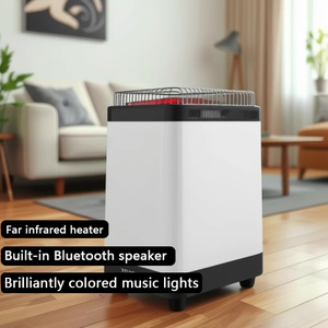 Xu hướng sản phẩm 2025 New arrivals xách tay Máy sưởi điện 220V cho nhà điều khiển từ xa không gian sưởi ấm Bluetooth loa - Product Image 2
