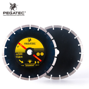 Pegatec Chất Lượng Cao Khô Kim Cương Lưỡi 230Mm 9Inch Phân Khúc Loạt Khô Kim Cương Lưỡi Cưa Cho Đá Cẩm Thạch Granite Cắt - Product Image 3