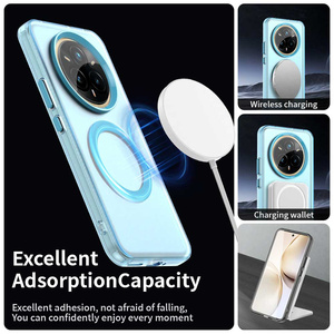 Funda Magnética de Color Caramelo para Teléfono Móvil, Cubierta Mate de PC + TPU a Prueba de Golpes para <span class=keywords><strong>Realme</strong></span> 15T/14 <span class=keywords><strong>Pro</strong></span> Lite/14 <span class=keywords><strong>Pro</strong></span> +/14x/13 - Product Image 3