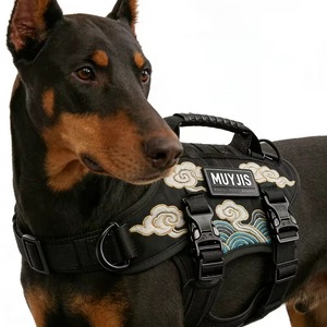 Durable Tactical Dog <b>Harness</b> Adjustable Comfort Molle Dog Vest With Handle Support Custom Logo For Medium Large Dogs - Product Image 3