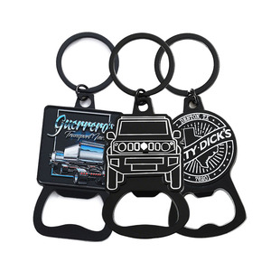 Porte-clés <span class=keywords><strong>décapsuleur</strong></span> de bière personnalisé en alliage de zinc, émail souple 3D/2D, avec logo mignon, pour bouteilles de soda - Product Image 3