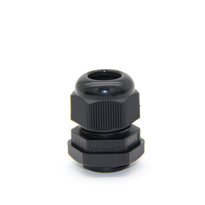 Prensaestopas m20 de nailon resistente al agua, prensaestopas fijas de plástico para cables, tipo MG, PG, MG, M NPT - Product Image 1