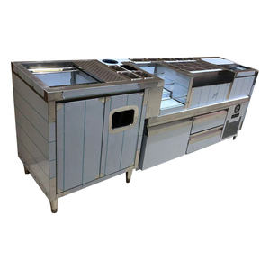 สถานีค็อกเทลสแตนเลสพรีเมียม บาร์ค็อกเทลกลางแจ้งพร้อมตู้เย็น - Product Image 1