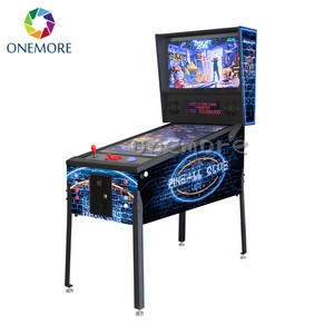 เครื่องเล่นเกมพินบอลเสมือนจริง <span class=keywords><strong>Onemore</strong></span> Arcade 1 ผู้เล่น ขนาด 43 นิ้ว พร้อมแทร็กบอล LED 3 นิ้ว เครื่องเล่นเกมพินบอลแบบอาร์เคด 2 in 1 รวมเกมวิดีโอ 7000+ เกม - Product Image 4