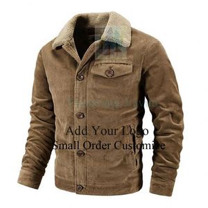 Chaqueta con cuello de solapa polar cálida a la moda para hombre - Product Image 1