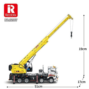 Zhenzhuan 22007, Bloques de Construcción de Grúa, Modelo de Vehículo de Ingeniería con Control Remoto, Juguete para Niños de 8 a 13 Años - Product Image 2