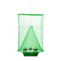 Piège à mouches durable intérieur/extérieur, cage suspendue pour insectes, pour mouches et moustiques - Lutte antiparasitaire efficace 50%-80% d'ingrédients actifs