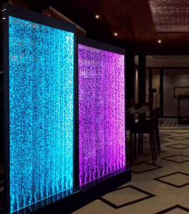 Pannello Decorativo a Bolle d'Acqua da Interni Trasparente all'Ingrosso con Luci LED, Fontana a Cascata in Acrilico - Product Image 5