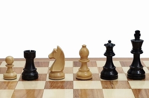 Jeu d'échecs allemand Staunton, pièces en bois, jeux de table d'extérieur pour enfants, bois d'acajou ébénisé, écologique, luxueux, tendance - Product Image 3