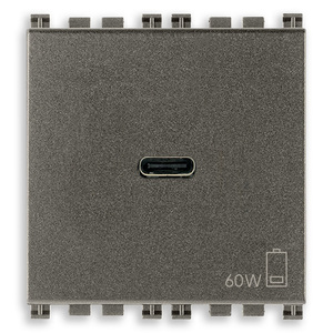 <b>USB</b> C Power Adapter 60W PD Metal <b>Wall</b> Charger 5.4x5.2x6 Inches - Product Image 1