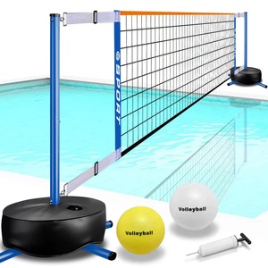 Red de Voleibol Ajustable para Piscina de 15 a 25 Pies, Soporte Flotante Portátil de 3 Pies de Altura para Juego de Voleibol Acuático - Product Image 5