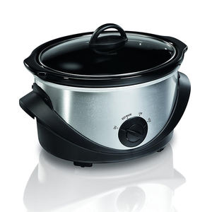 <span class=keywords><strong>Mijoteuse</strong></span> manuelle intelligente de <span class=keywords><strong>4</strong></span> pintes en acier inoxydable avec chauffage électrique étanche pour un usage domestique à bouton-poussoir mécanique - Product Image 3