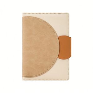 New Trending 2026 Custom Logo <b>A5</b> PU Leather Business Notebook Semicircular Journal with Magnetic Buckle Office Planner - Product Image 3