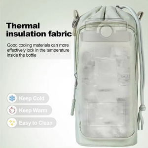 Sac à bandoulière isotherme portable imperméable avec logo personnalisé pour bouteille d'eau - Product Image 3